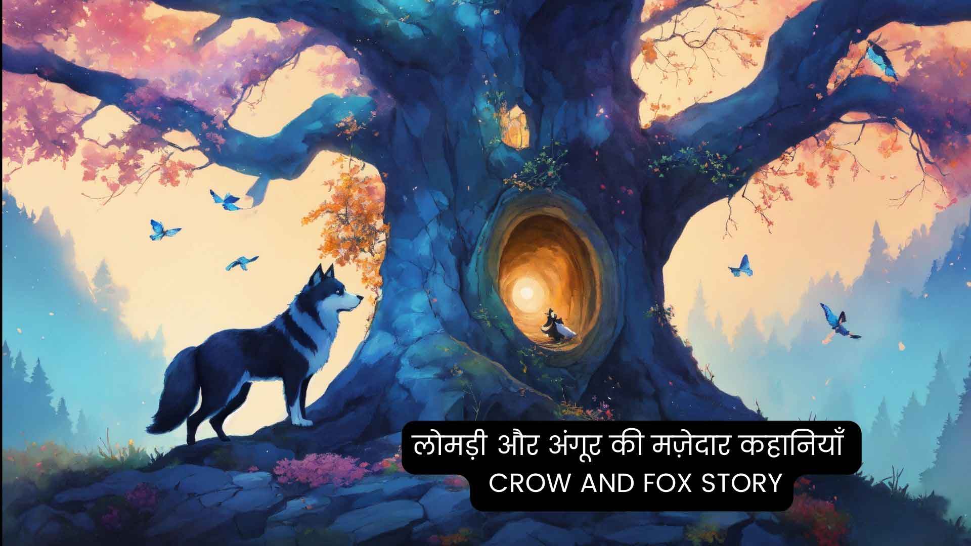 लोमड़ी और अंगूर की मज़ेदार कहानियाँ | Crow and Fox Story