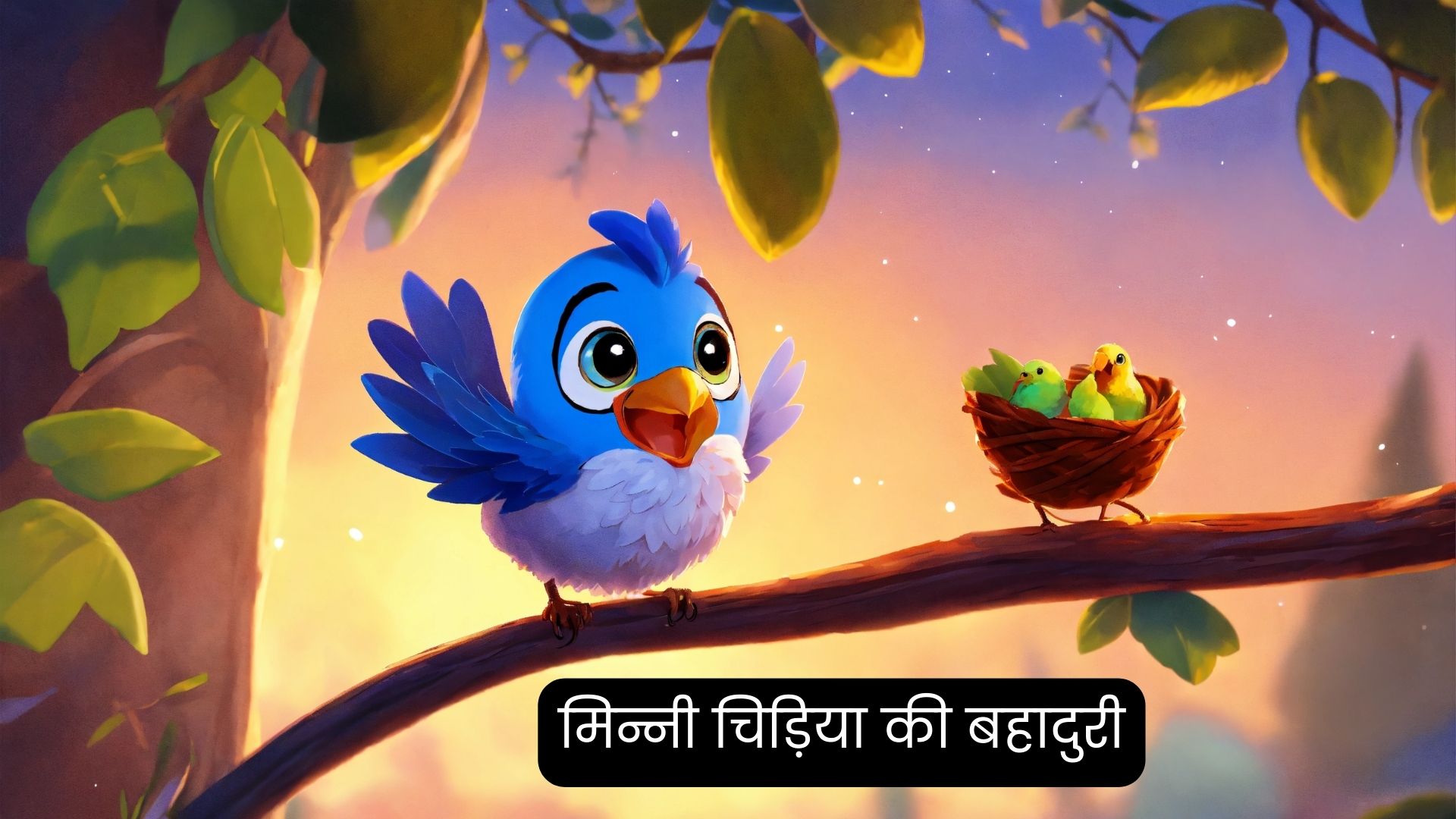 मिन्नी चिड़िया की बहादुरी | Hindi Story For Kids